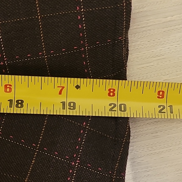 Nanette Lapore tailored wool  skirt brown and pink - Picture 13 of 16